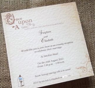 Fairy Tale Wedding Invitations