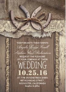 Country Wedding Invitation